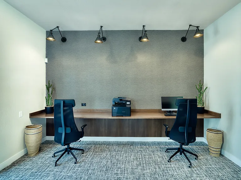 Business Center with Hi Tech Workstations and Free WiFi