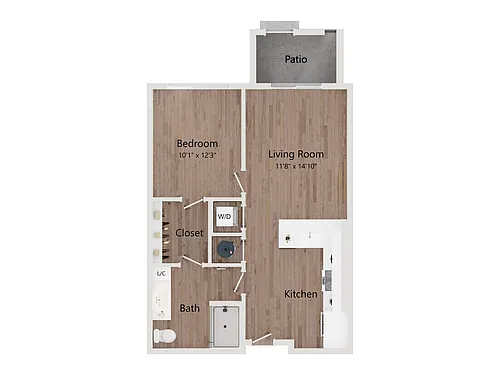 Floor plan 1H