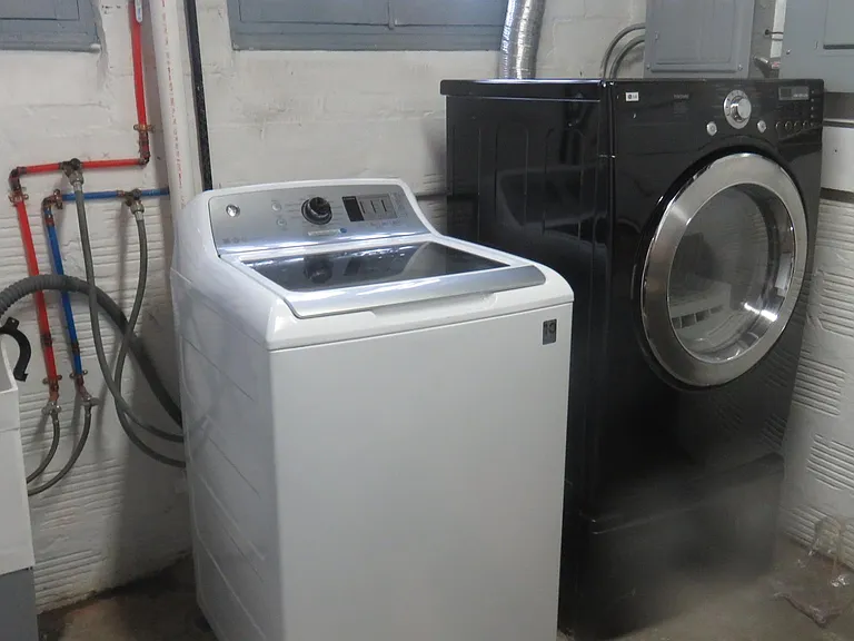modern private washer and dryer
