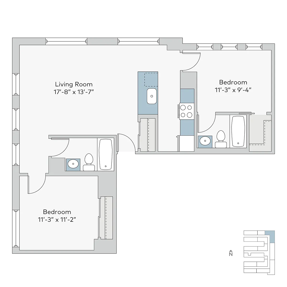 Floor plan amb2T07