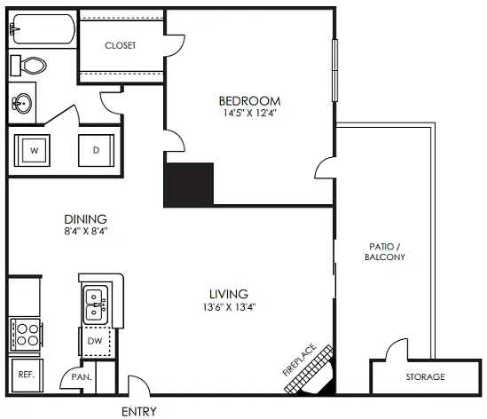 Floor plan A2 Classic