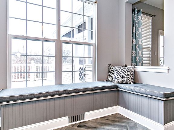 Built in storage bench 