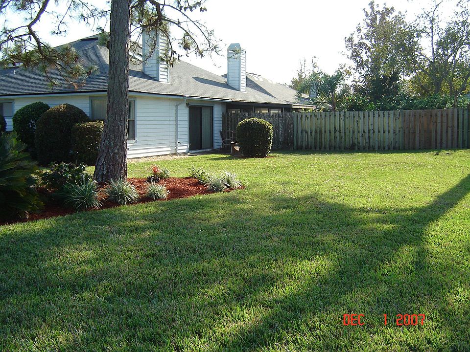 large yard and back patio