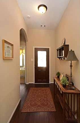 Your guests enter into the warm and inviting foyer.