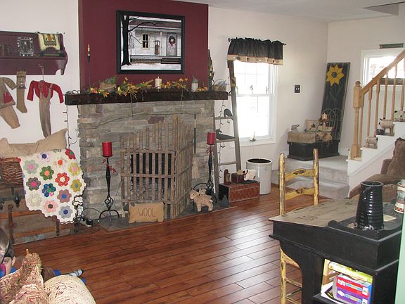 Field Stone Fire Place