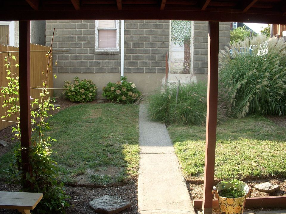 view from under porch 