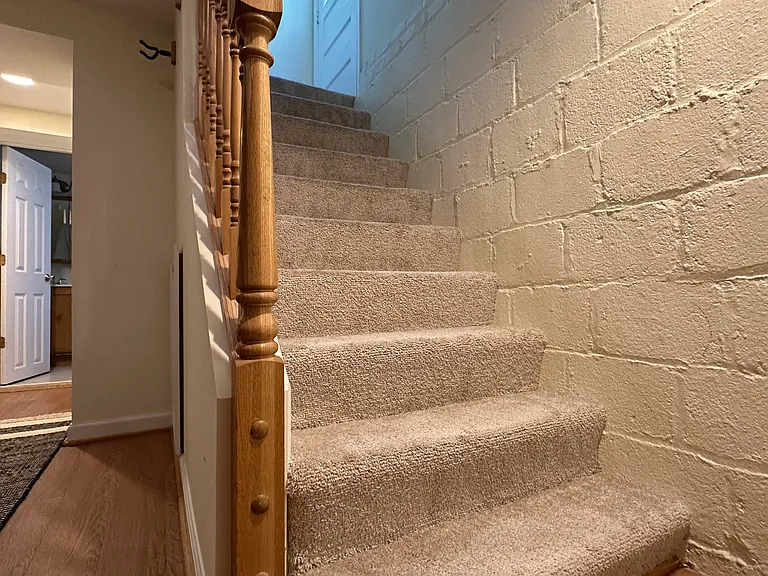 Stairs to lower floor