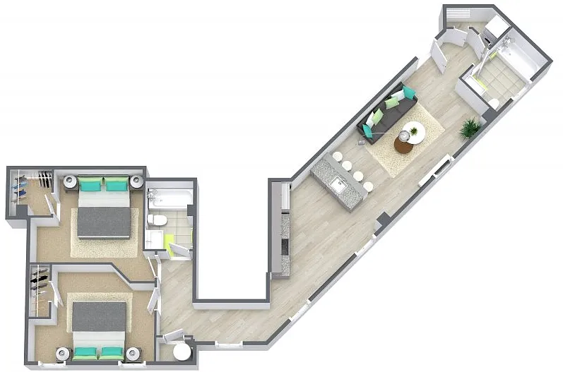 Floor plan The Third Distraction