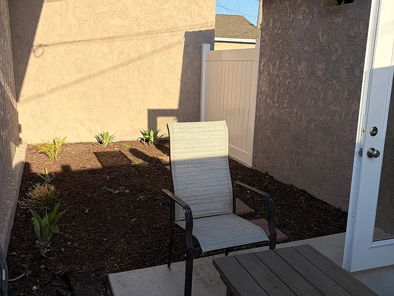 Private Side yard area by patio