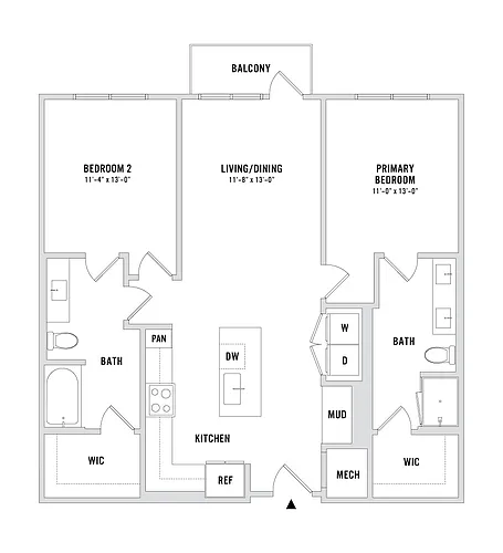 Floor plan B3A