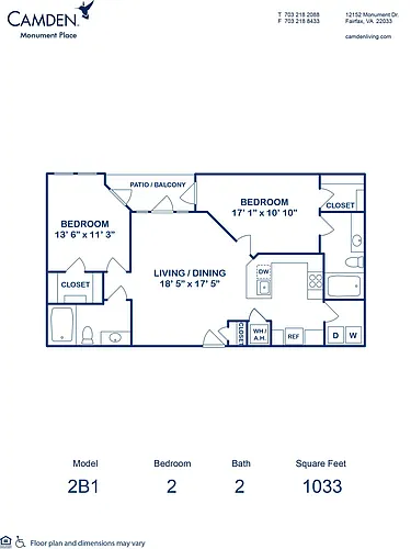 Floor plan 2B1