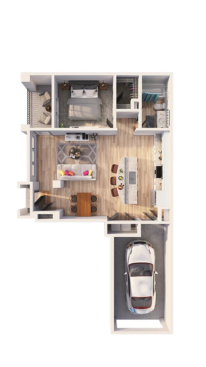 Floor plan A1E