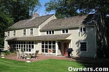 Rear of house
