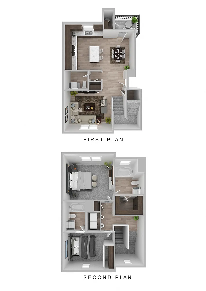 Floor plan Jade (Townhome)
