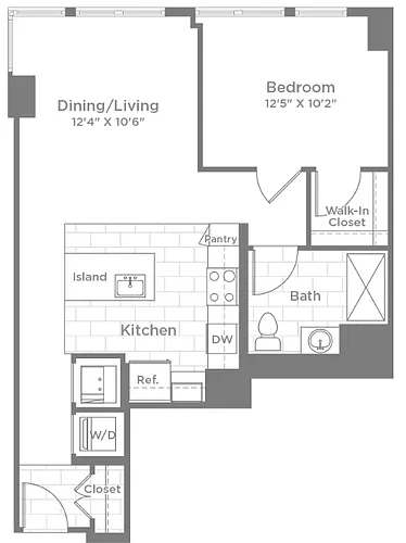 Floor plan A2b - ANSI
