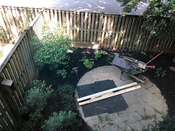 Back yard.