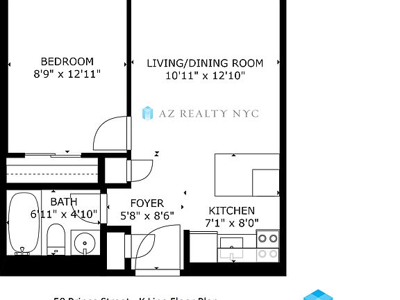 2nd image of 50 Prince St APT 2K