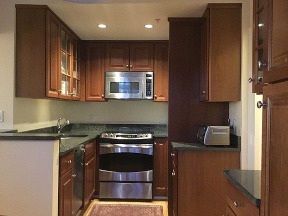 Kitchen with SS appliances