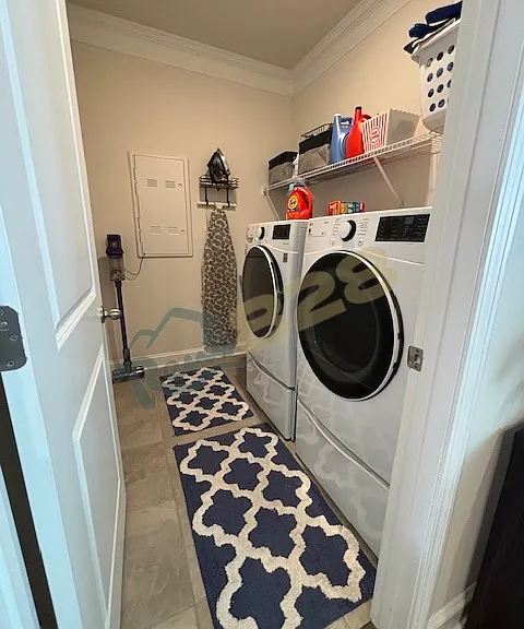 Laundry room has washer & dryer hookups but tenants will need to provide their own appliances.