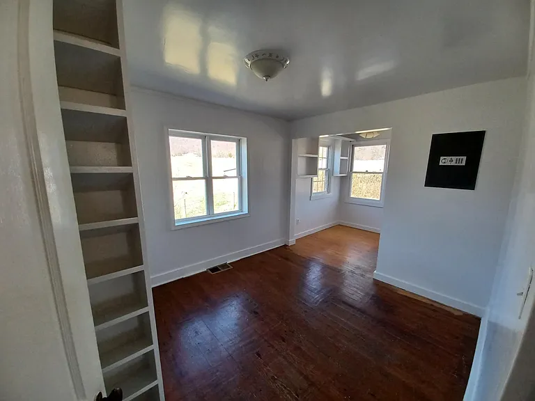 north facing bedroom (has addition in back with half bath)
