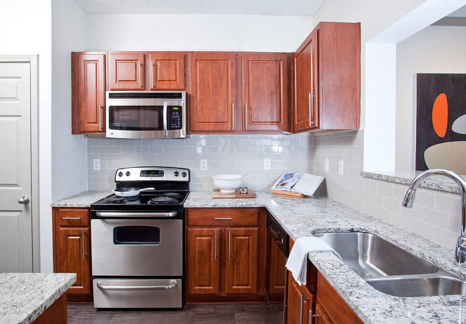 Kitchen with Stainless Steel Appliances