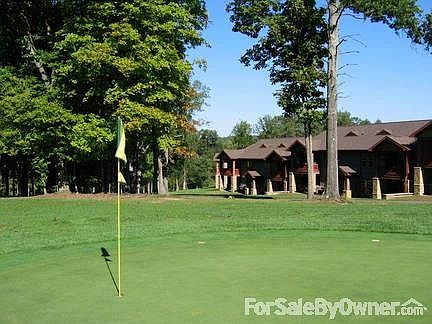 Condos from 12th green : Condo unit on right of picture.