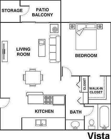 1st image of 3223 W El Camino Dr #1BR