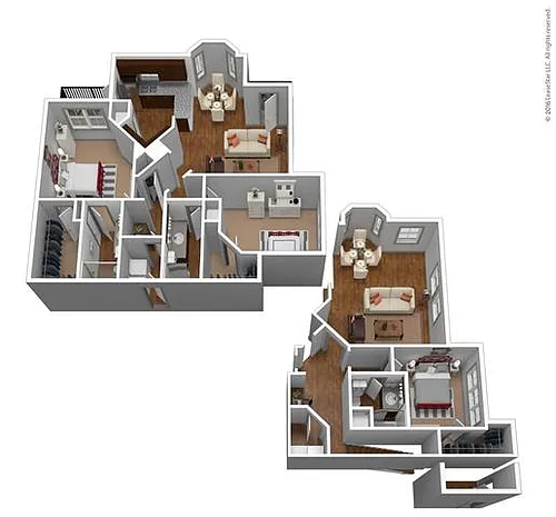 Floor plan B3G - Attached Garage Included
