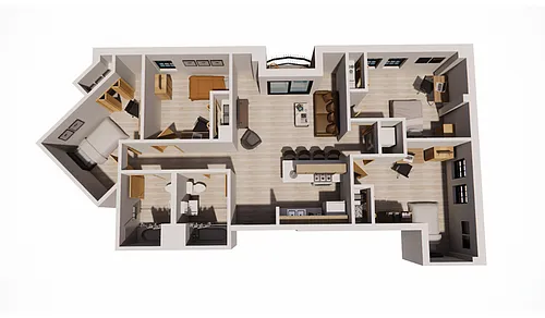 Floor plan 4B