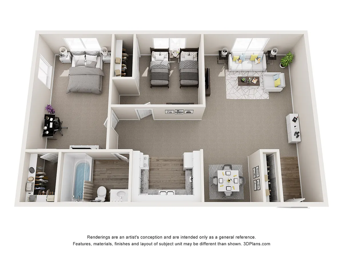 Floor plan 2 Bedroom