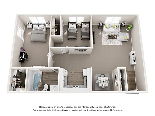 Floor plan 2 Bedroom