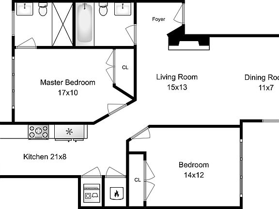 4th image of 638 Hinman Ave APT 2h
