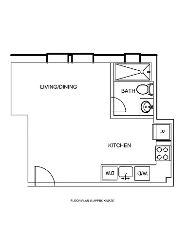Floor plan Studio A