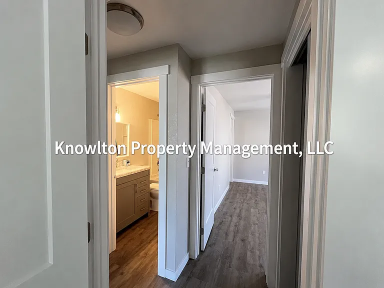Hallway and full bath