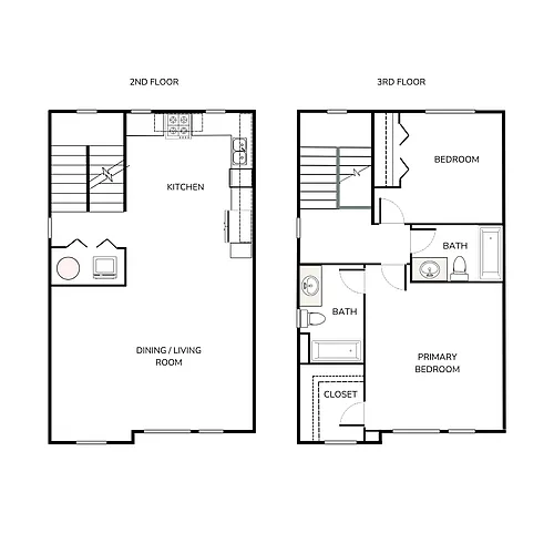 Floor plan 2 Bedroom
