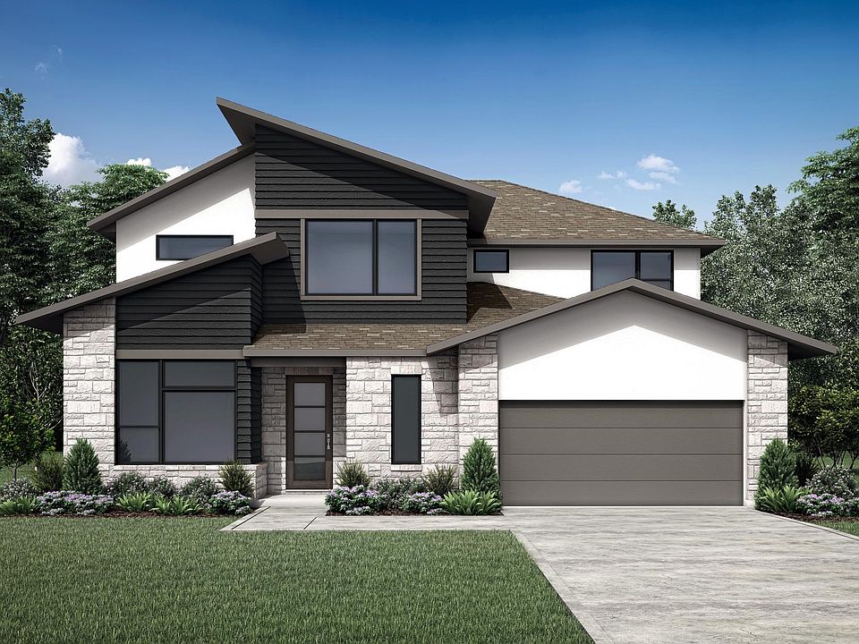 stone and stucco house