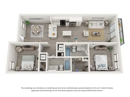 Floor plan Model B