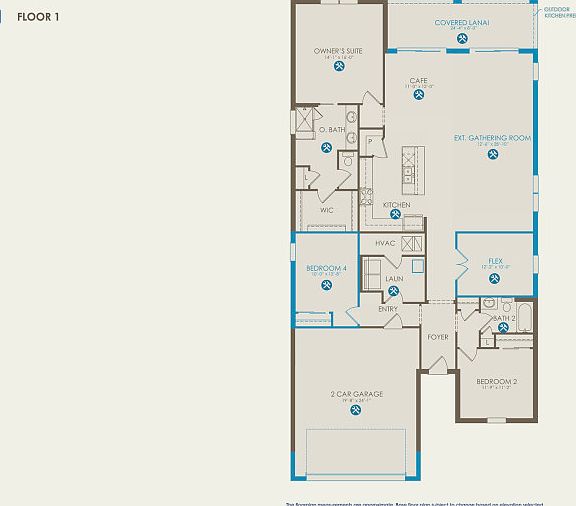 Mystique Floor Plan, Quick Move-in Home, Floor 1