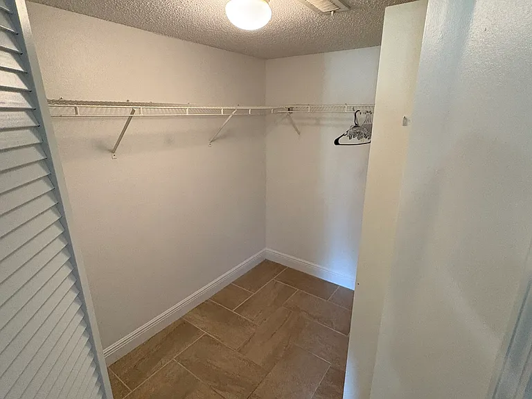 Master bedroom walk-in closet