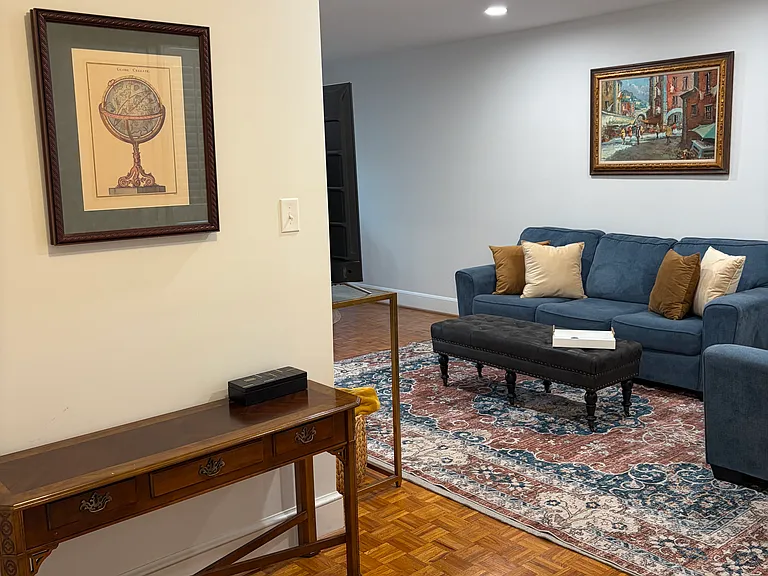 living room / front entrance area