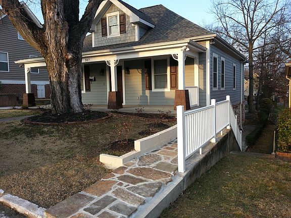 Stone walk & steps to Inlaw