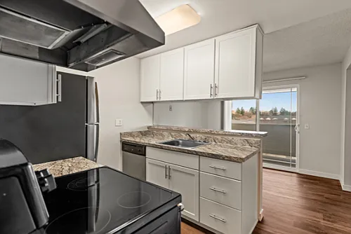 Floor plan Two Bedroom One Bath Deluxe