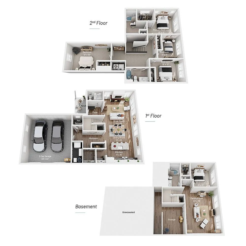 Floor plan F2 - Thornton B
