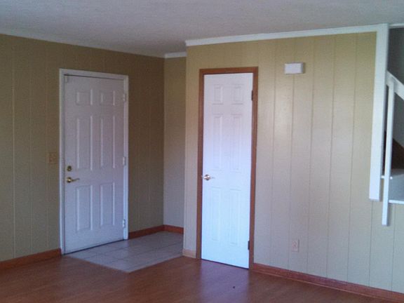 Living room and downstairs closet