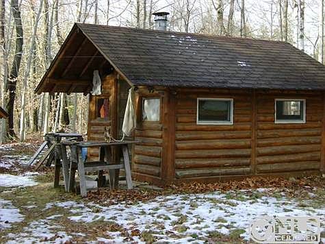 cedar hunting cabin