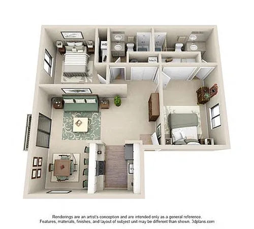 Floor plan Willow