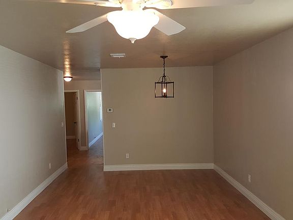 Living room and dining room