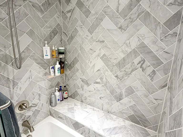 Master shower