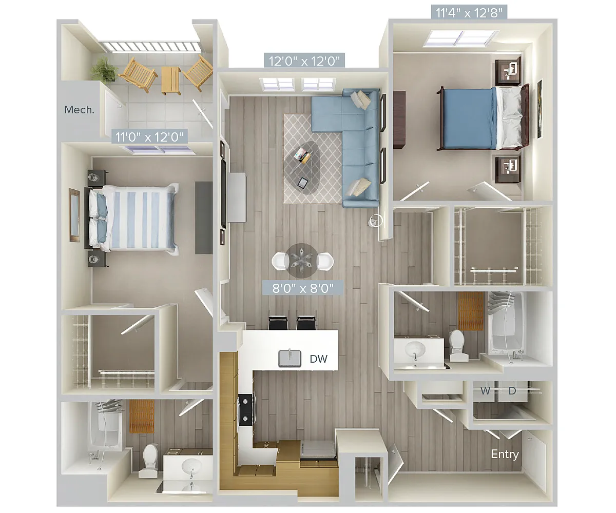 Floor plan B2-1130-1