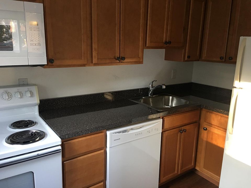 Kitchen with microwave and dishwasher